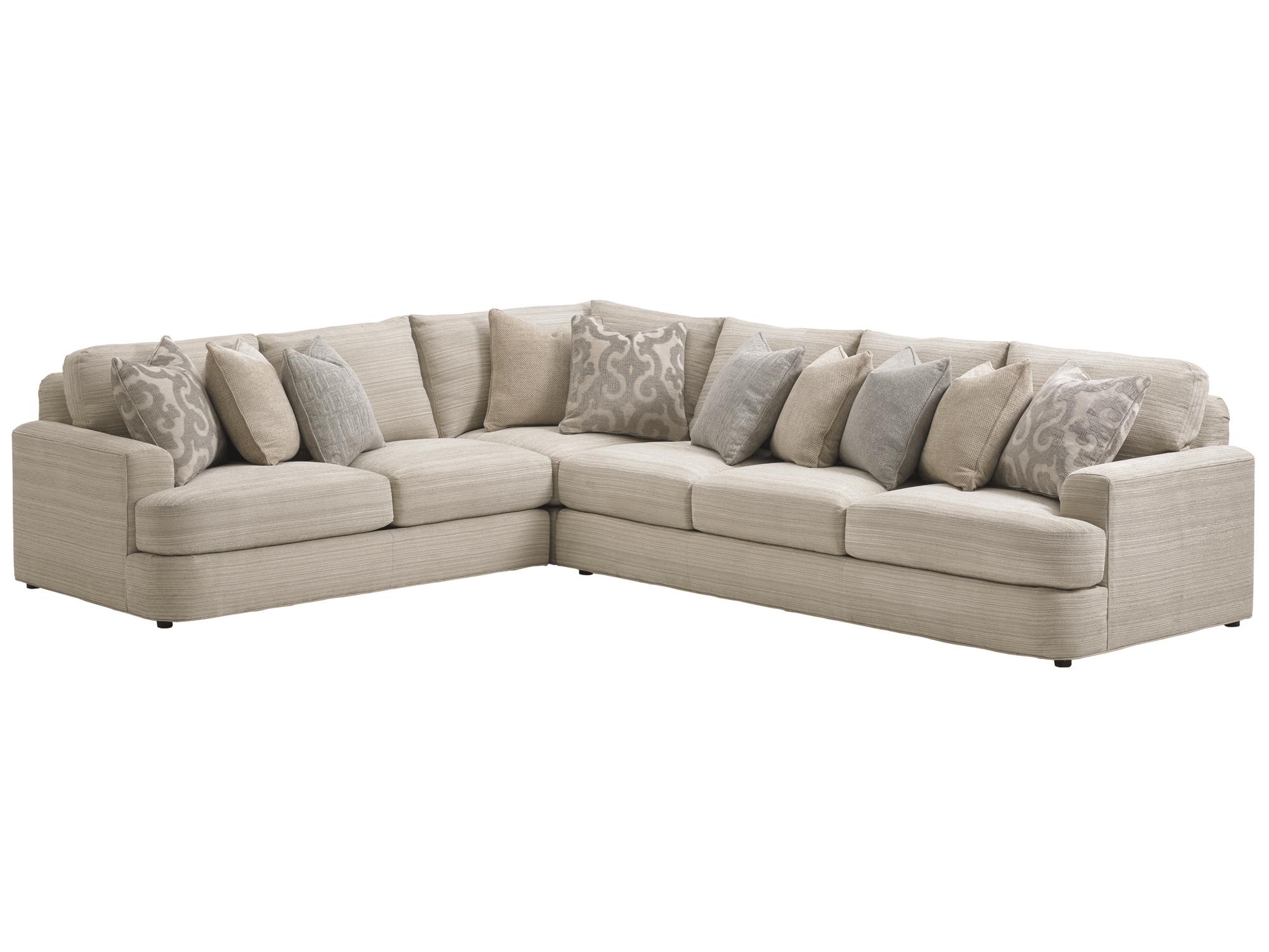 Lexington LAUREL CANYON Halandale Two Piece Sectional Sofa with Toss